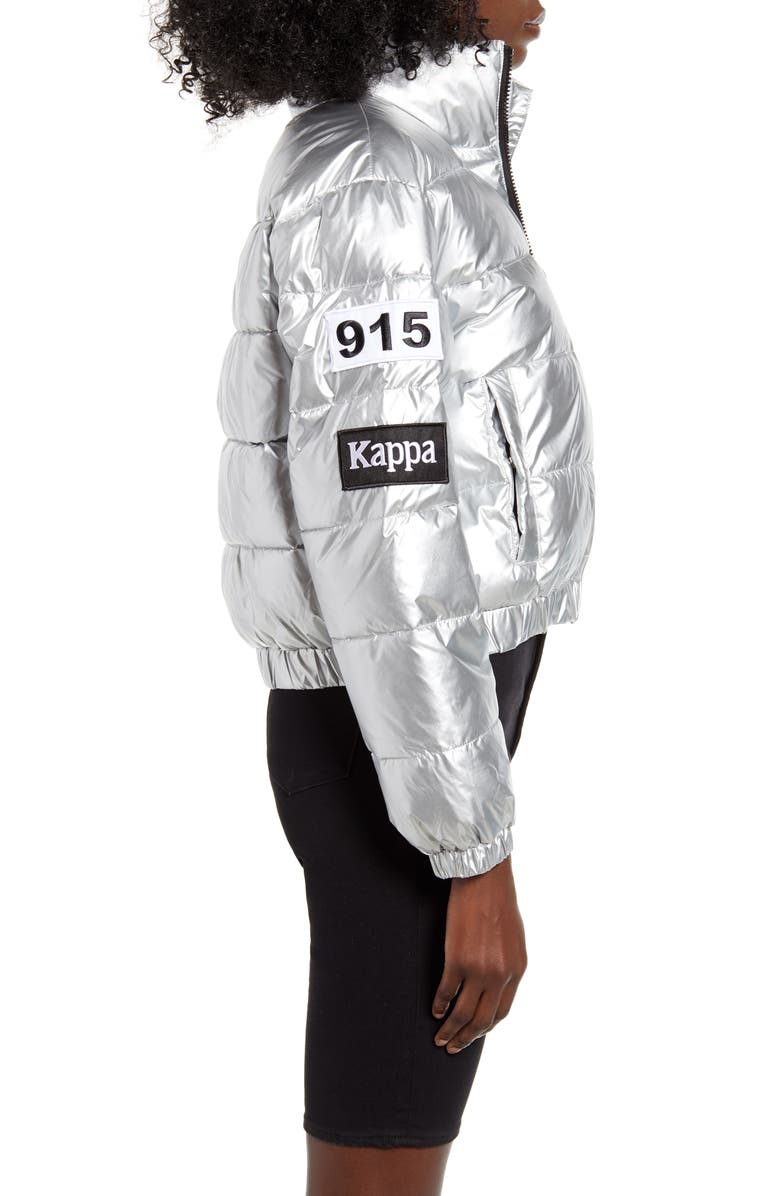 KAPPA ACTIVE Kappa La Boltan Metallic Puffer Jacket, Alternate, color, 