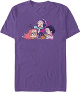 KPop Demon Hunters Men's KPop Demon Hunters Chibi Girls Playing  Graphic T-Shirt