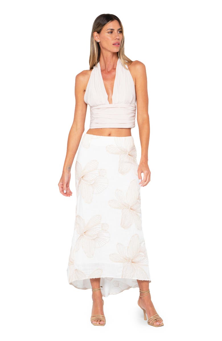 JBQ Hendrik Skirt, Main, color, Ecru Multi