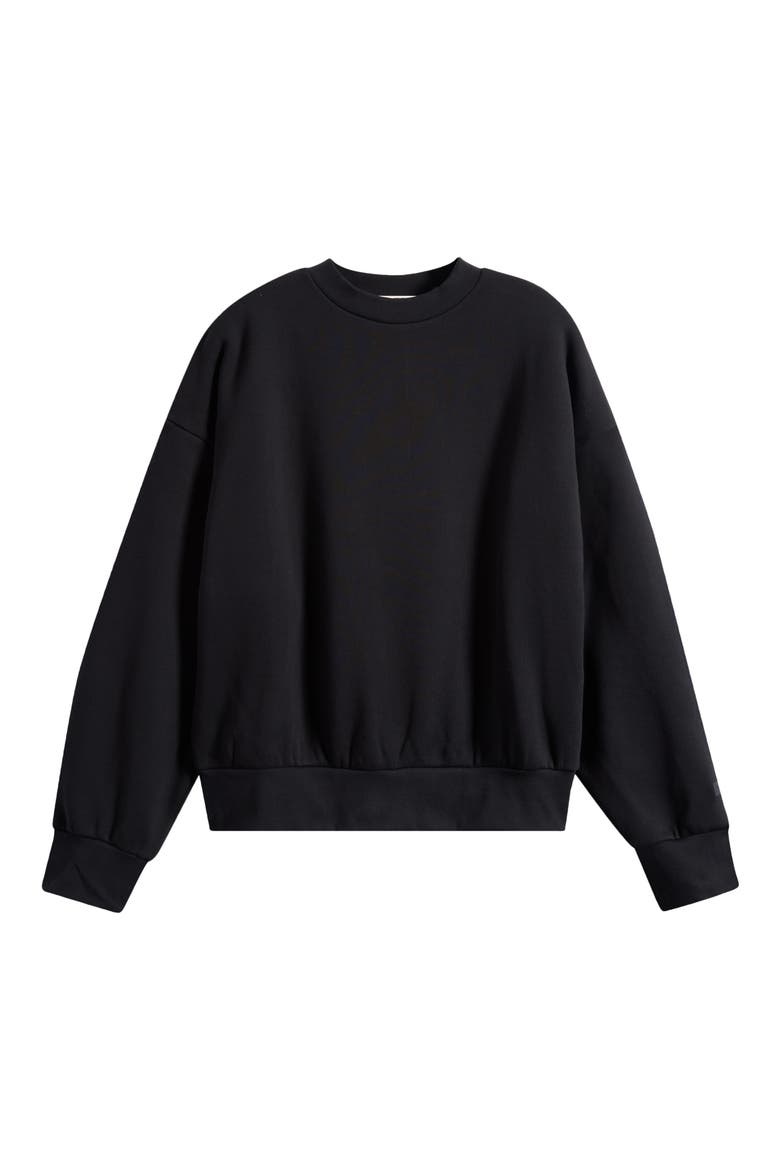 Classic Fit Fleece Crewneck Sweatshirt, Alternate, color, VINTAGE BLACK