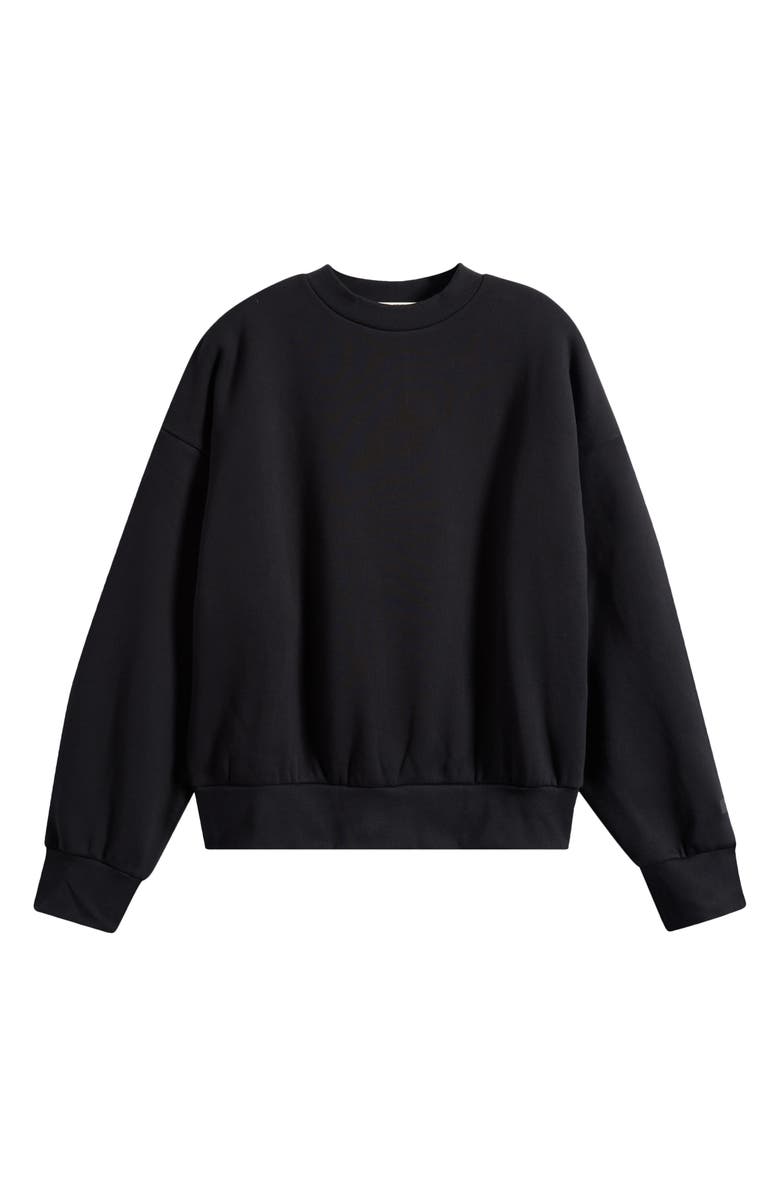 Fear of God Essentials Classic Fit Fleece Crewneck Sweatshirt, Alternate, color, Vintage Black