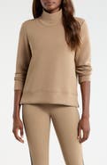MPG Dreamweave Recycled Polyester Blend Mock Neck Sweatshirt