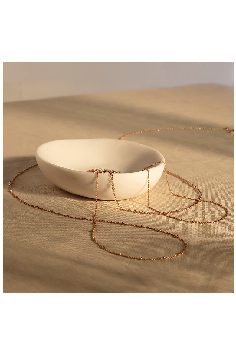 Chain Link Necklace, Alternate, color, ROSE GOLD