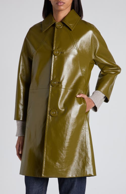 Bottega Veneta Bonded Leather Coat