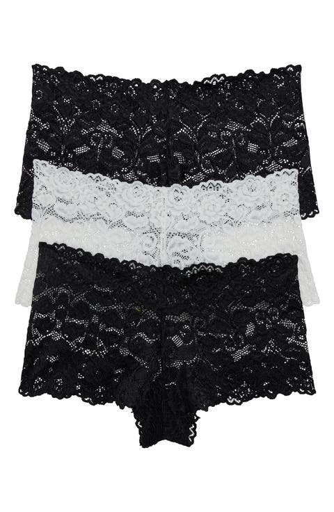 Intimates Margo Assorted 3-Pack Tanga Hipster Panties