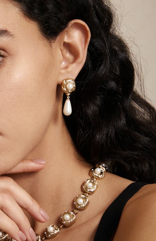 Rc Retro Chic Canary Earrings In Gold