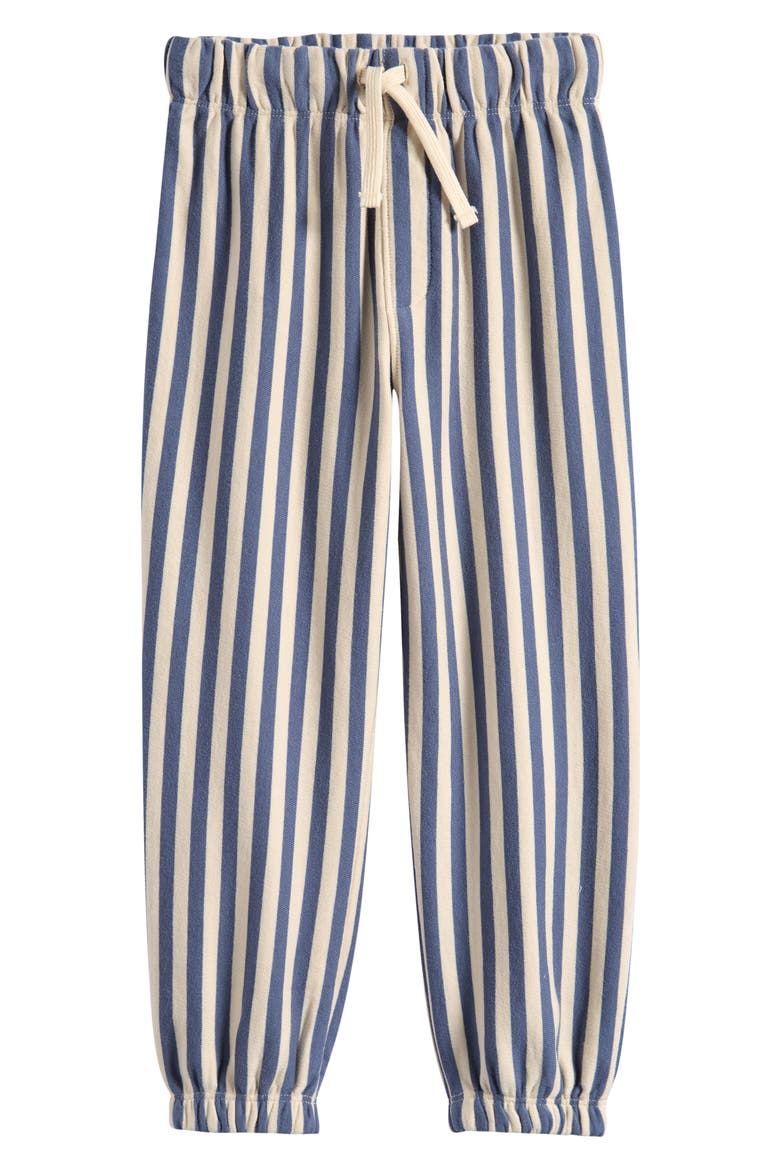 Kids' Marine Stripe Relaxed Joggers, Main, color, MARINE