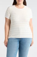 Liverpool Los Angeles Wavy Jacquard Stripe T-Shirt