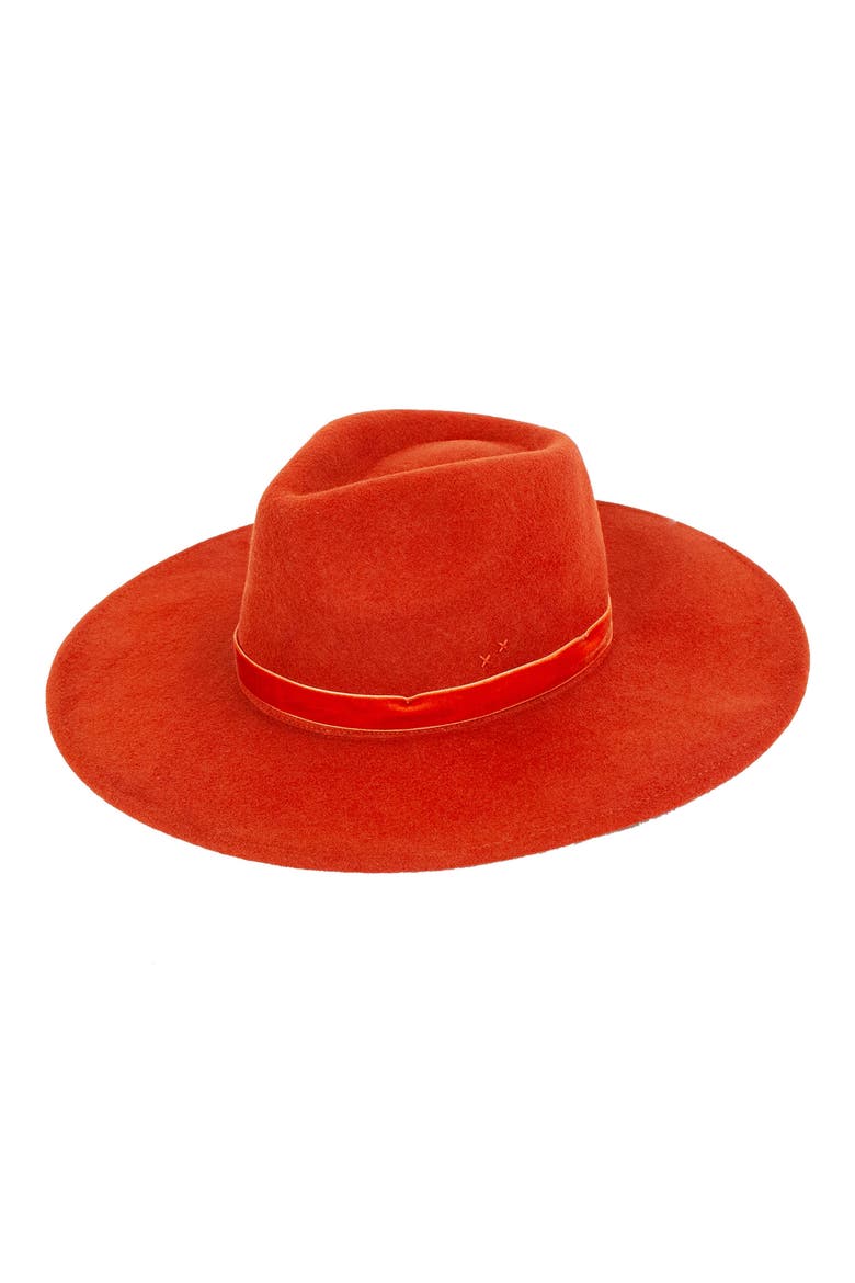 Jaylin Fedora Hat, Main, color, RUST