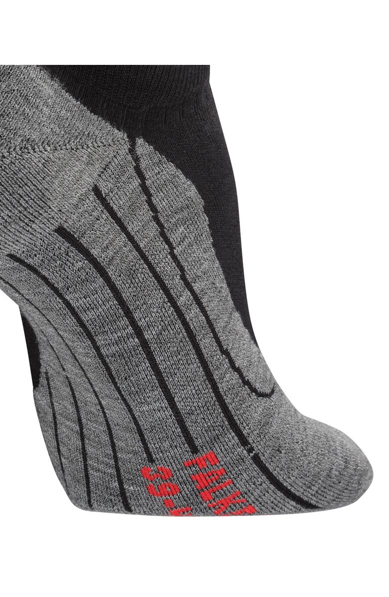 Falke RU4 Endurance No Show Running Socks, Alternate, color, Black-Mix