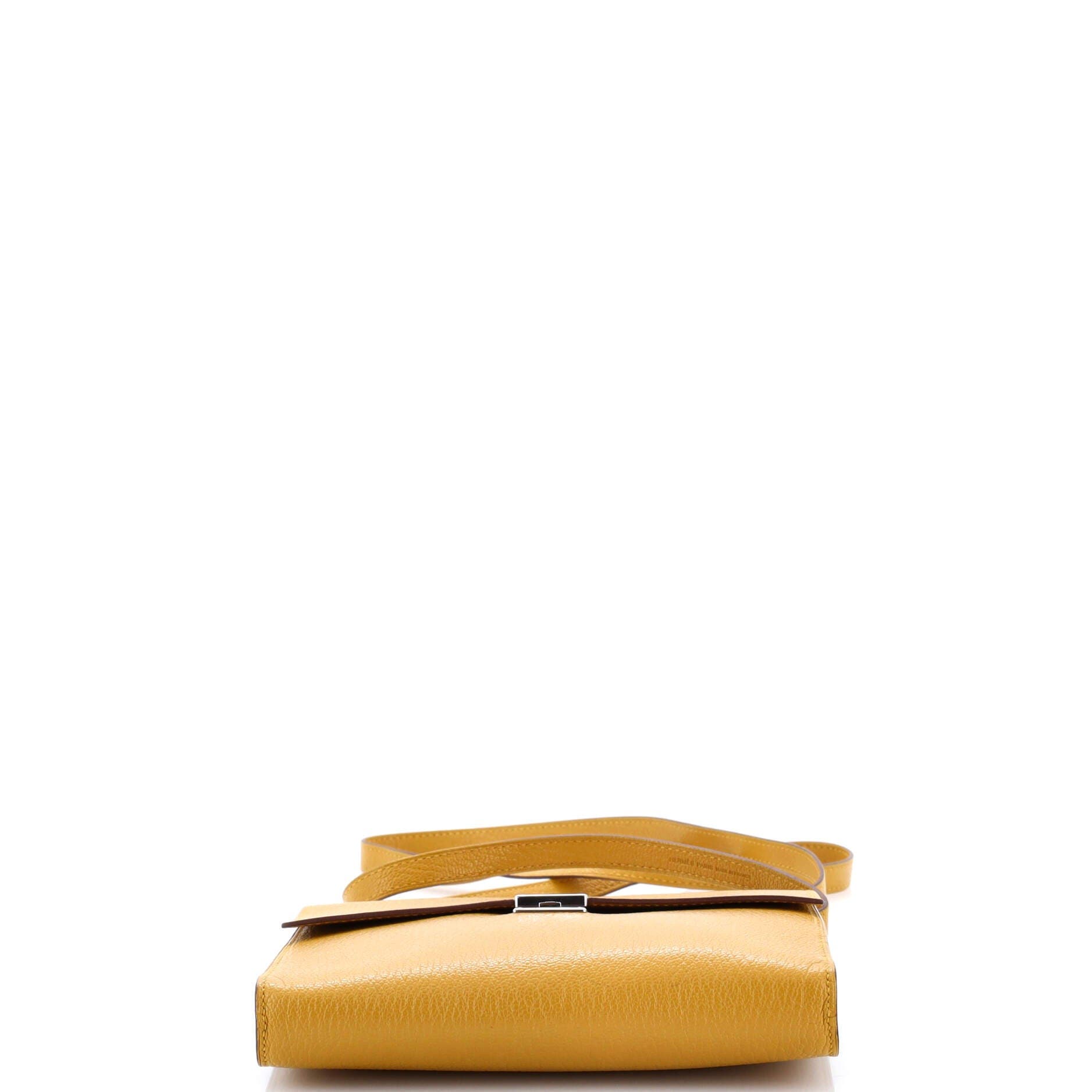 Pre-Owned Hermes Clic Wallet on Strap Chevre Mysore 16, Alternate, color, 