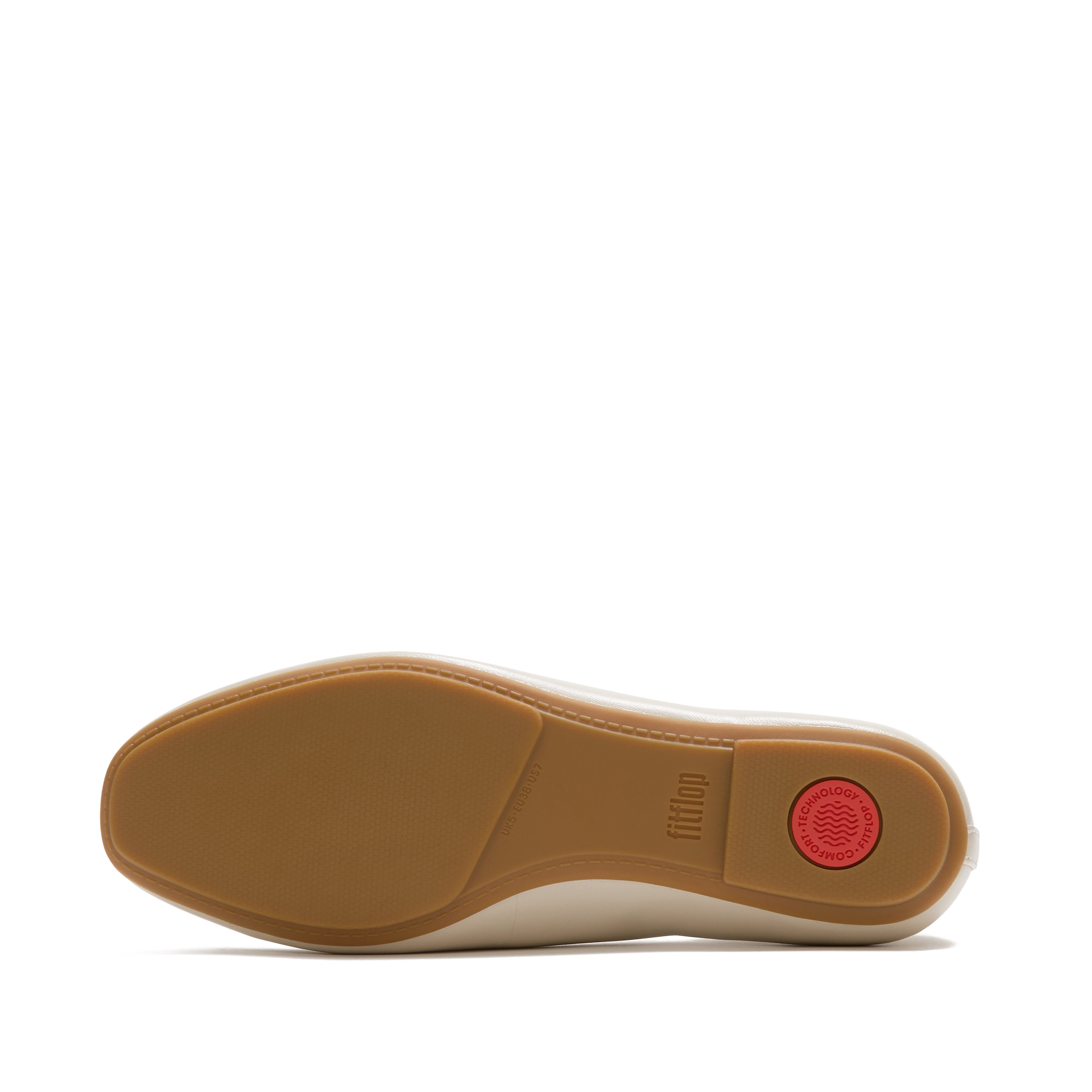 Delicato High Cut Soft Leather Ballet Flats, Alternate, color, Paris Beige