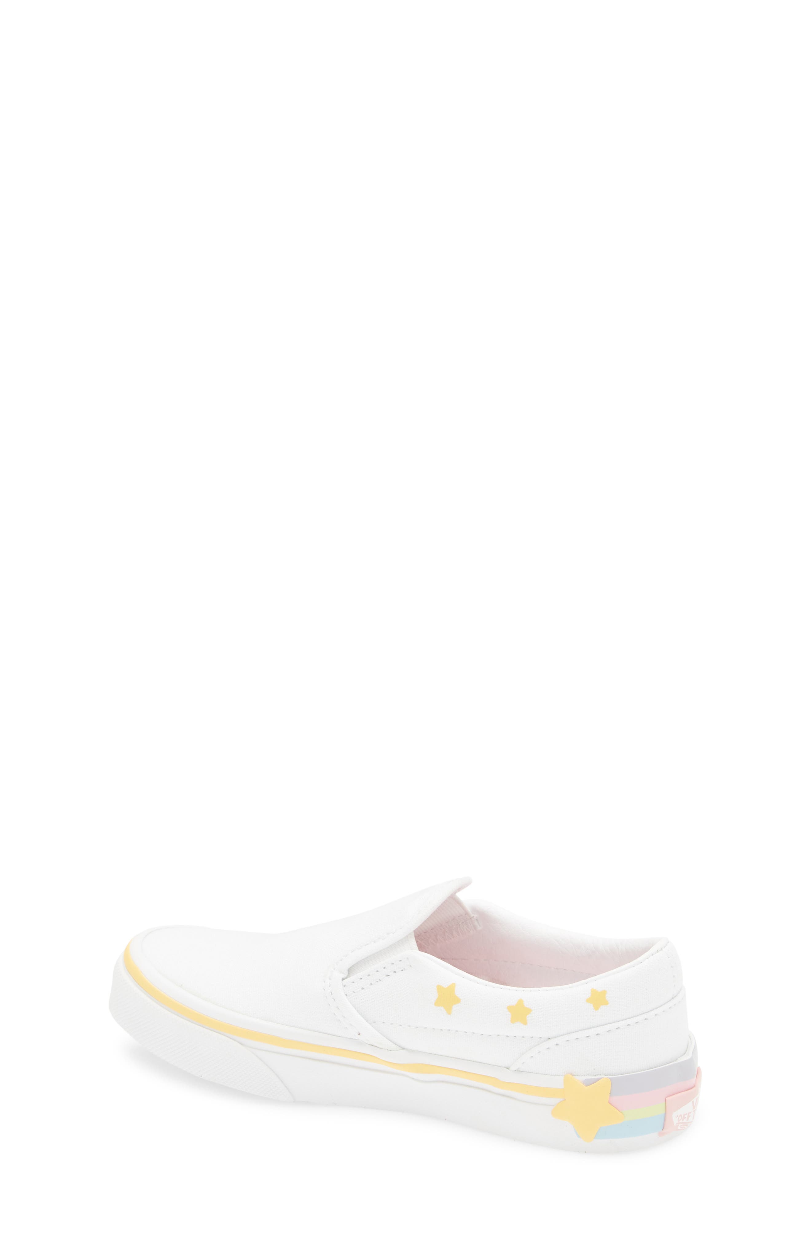 Vans Kids' Classic Stars Slip-On Sneaker, Alternate, color, White/ Multi