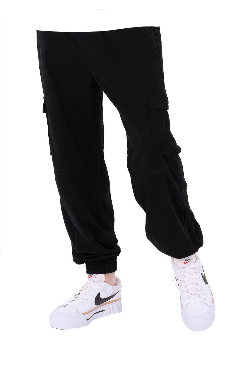 Dai Moda DM Core Cargo Jogger, Main, color, Black