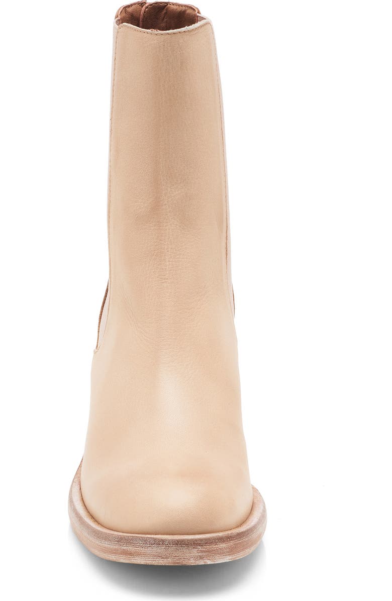 Free People Essential Chelsea Boot, Alternate, color, Natural Leather