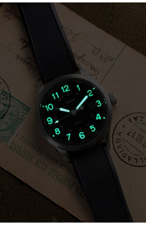 Vaer S5 Calendar Field Watch, 40mm In Black