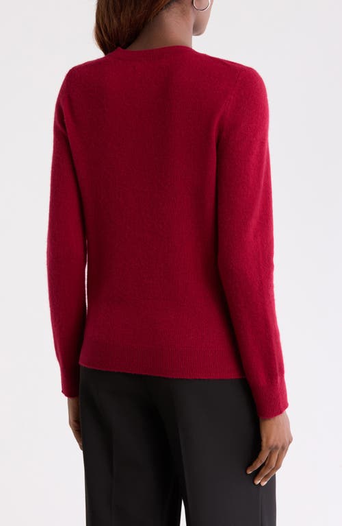 Nordstrom Crewneck Cashmere Sweater In Red