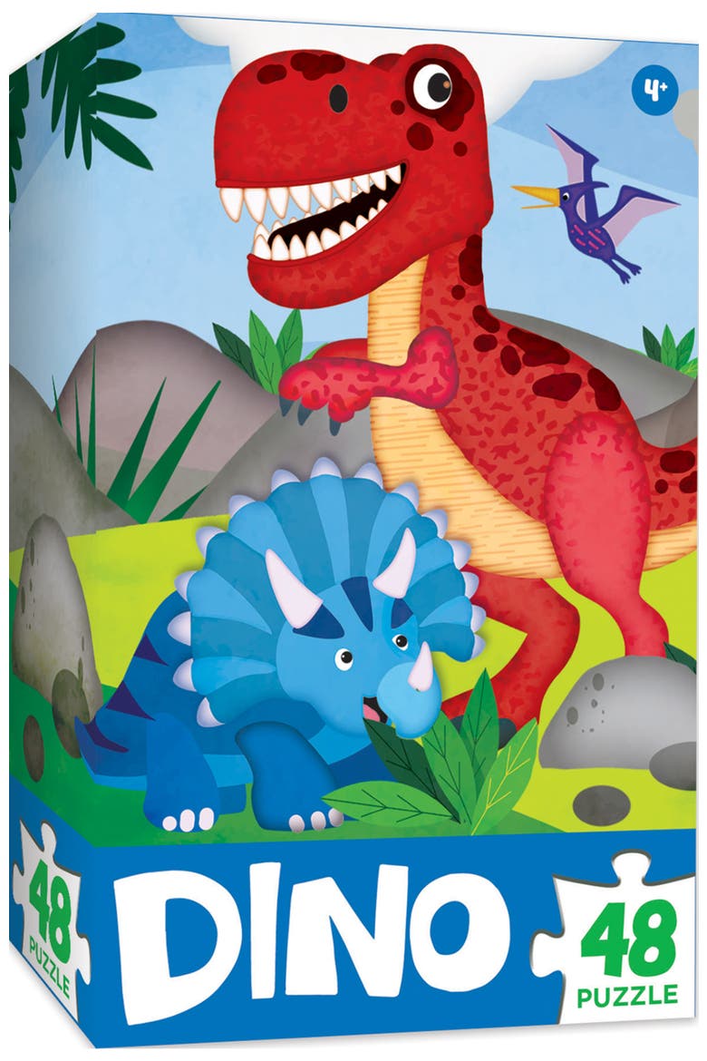 Dino 48 Piece Value Puzzle, Main, color, Multicolor