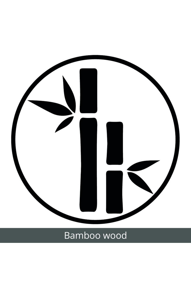 mDesign Wooden Wood Office Drawer Organizer Box Tray - 4 Pack, Alternate, color, Natural