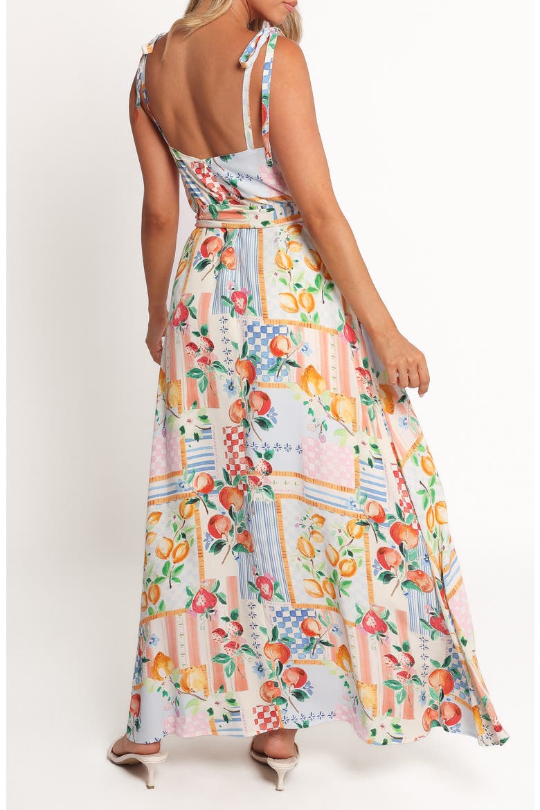 Montreux Print Maxi Dress, Alternate, color, SUNBURST