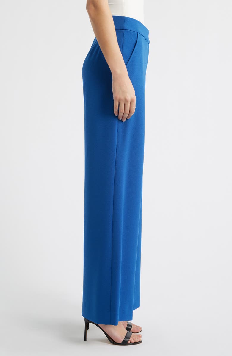Tahari ASL Wide Leg Pants, Alternate, color, Riverside Blue