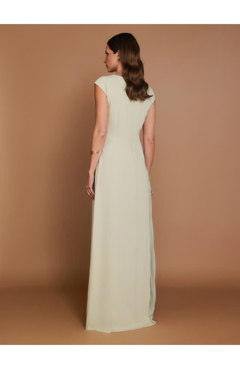 Six Stories Pleated Skirt Cap Sleeve Maxi Dress, Alternate, color, Pistachio