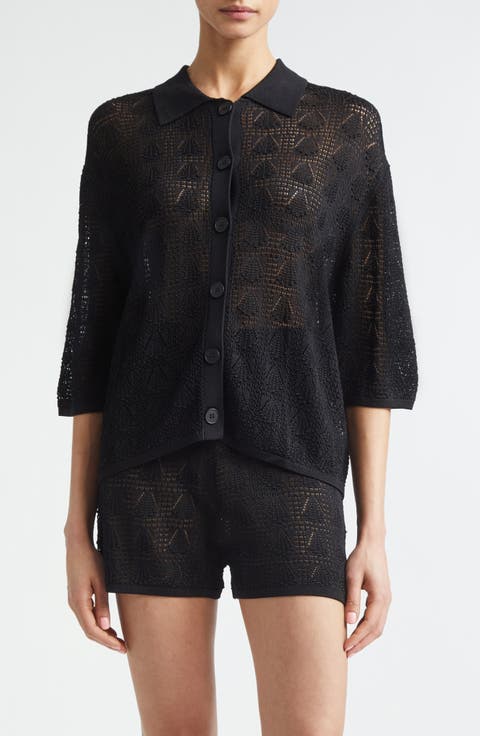 Siani 3D Shell Knit Cardigan