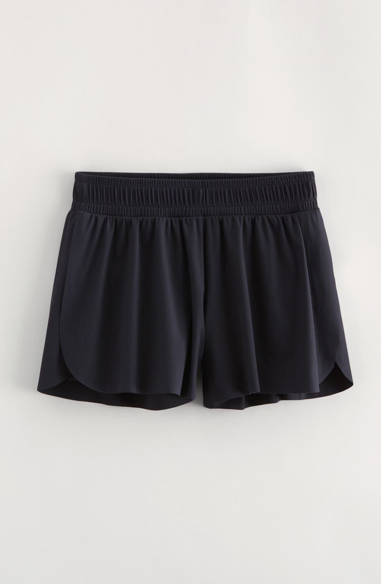 Zella Girl Kids' Run Play Skirty Shorts, Alternate, color, Black