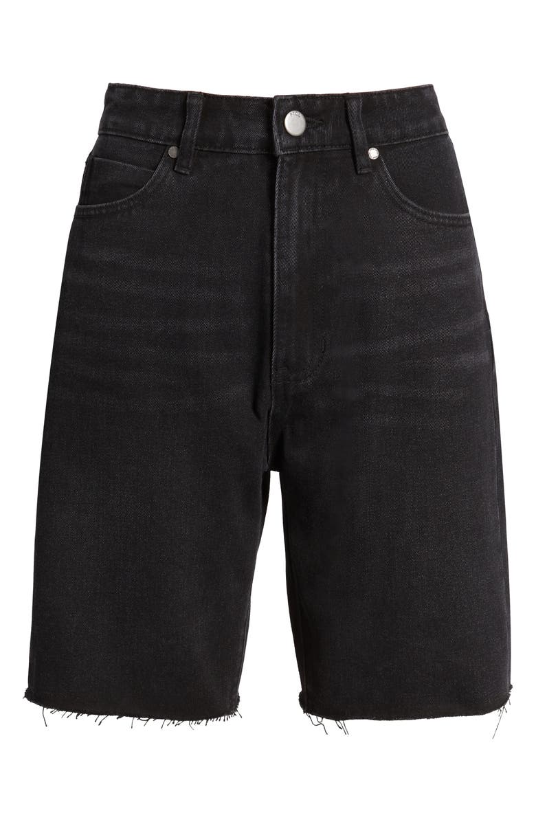 PTCL Mia High Waist Denim Bermuda Shorts, Alternate, color, Black Wash