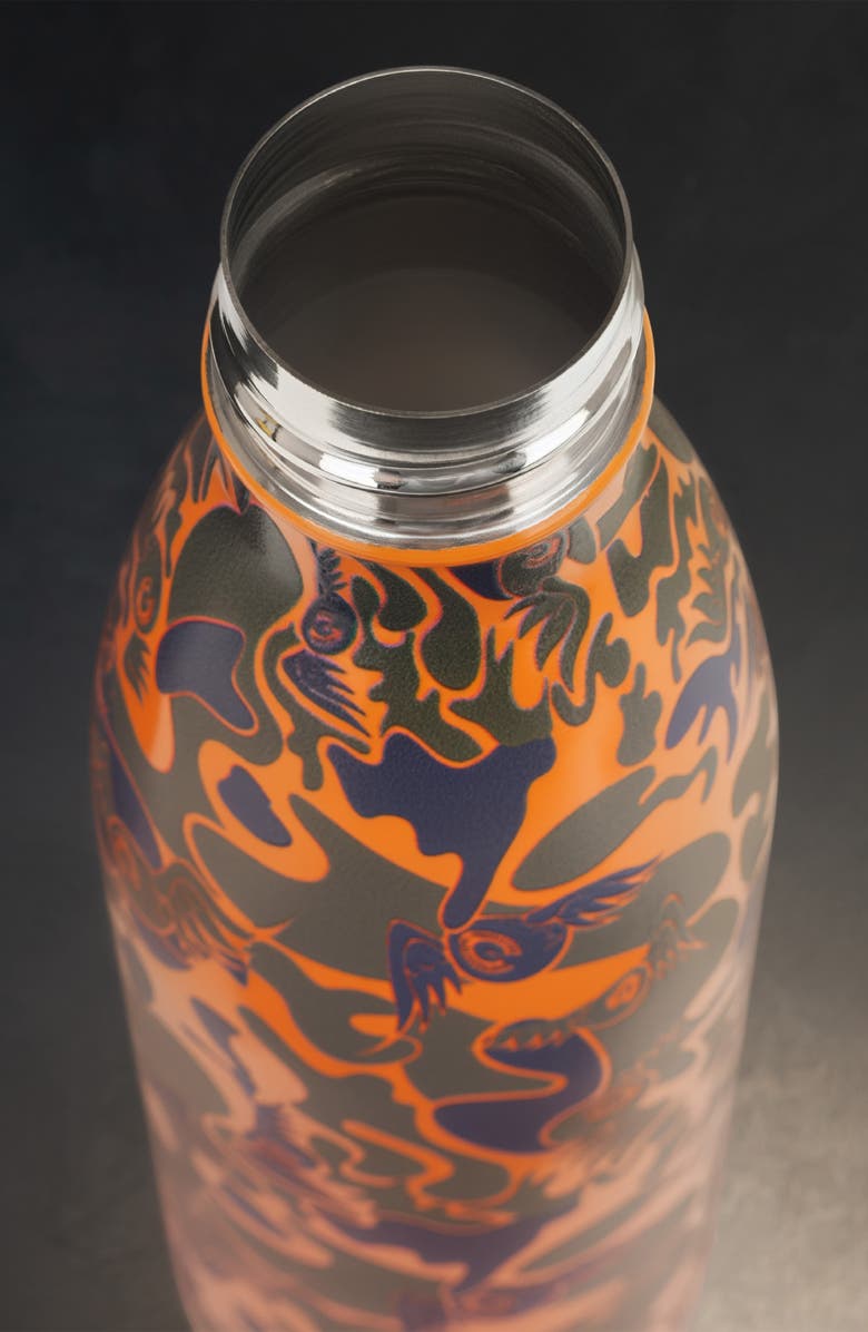 Von Dutch 24oz Hydration Double Walled Insulated Stainless Steel Bottle, Alternate, color, Camoscope