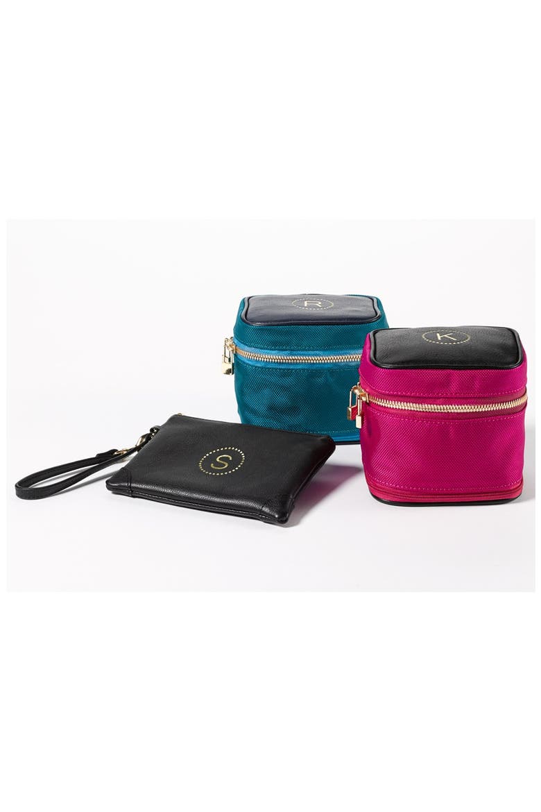 'Victoria' Jewelry Case, Alternate, color, FUCHSIA M