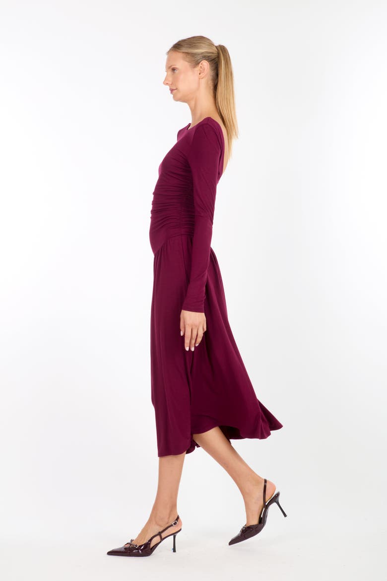 Florence Dress, Alternate, color, Garnet