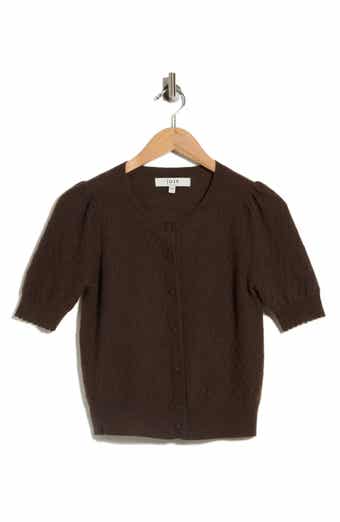 Pointelle Cashmere Cardigan