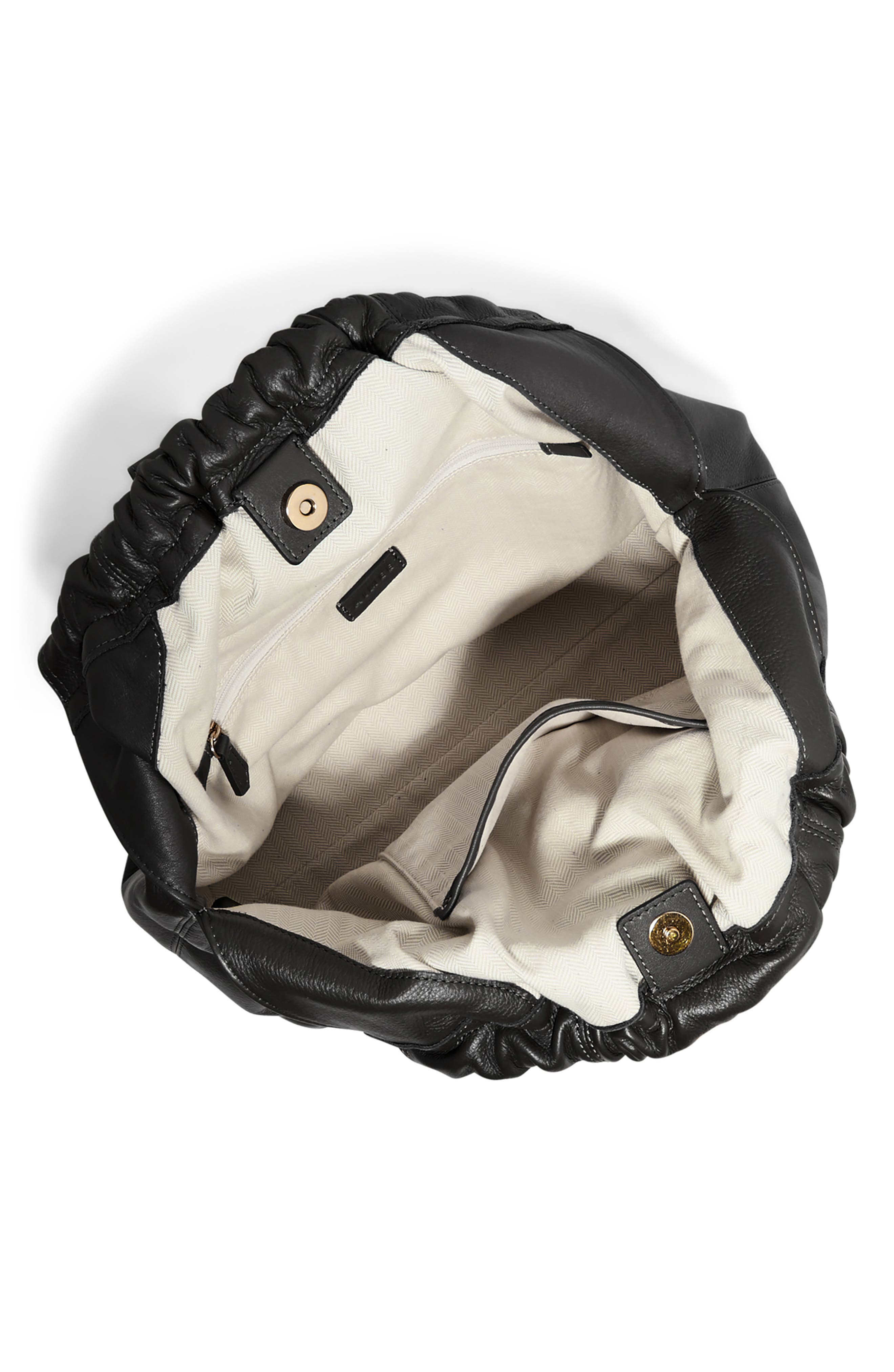 AIMEE Large Lennon Shoulder Bag, Alternate, color, Black