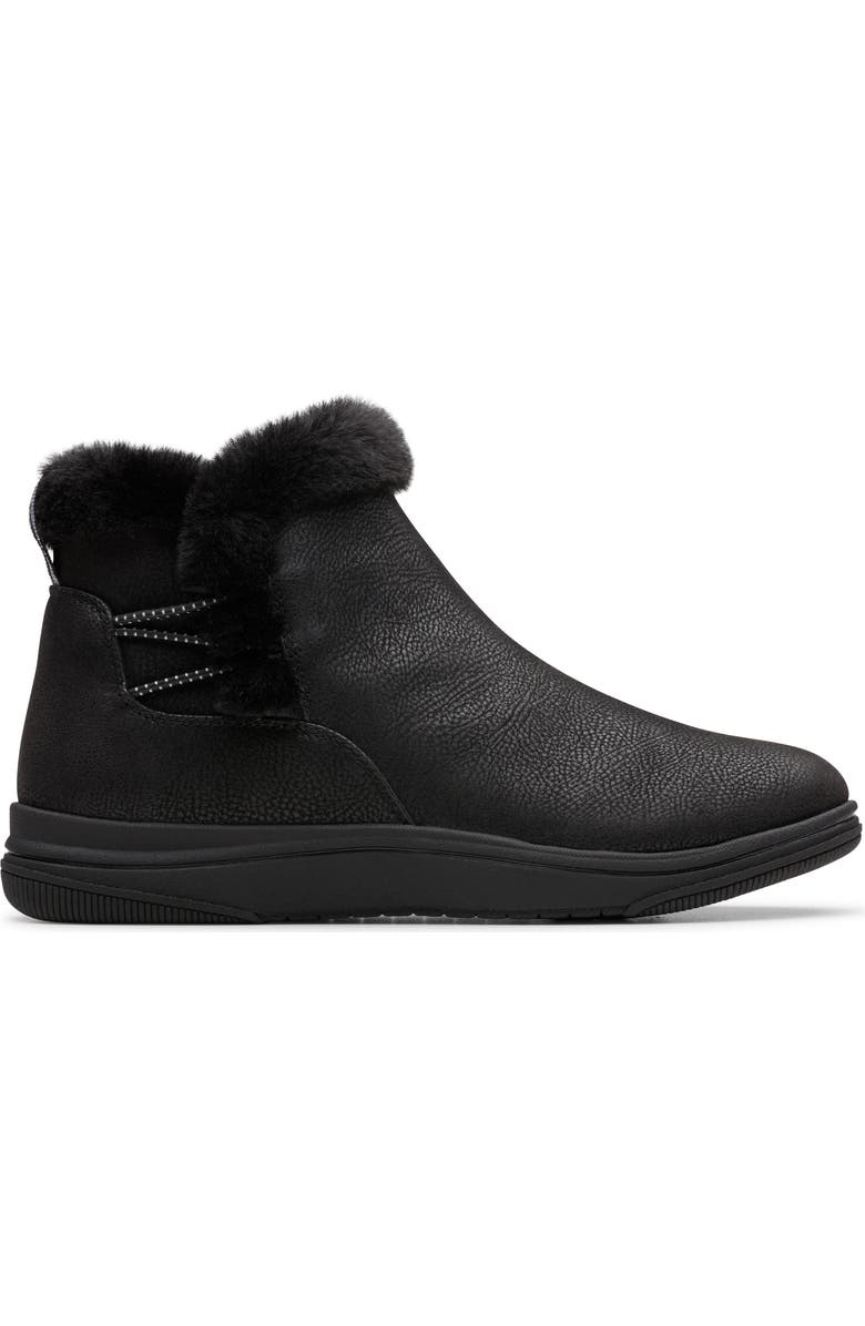 Clarks<sup>®</sup> Breeze Faux Fur Lined Boot - Wide Width Available, Alternate, color, Black Combi