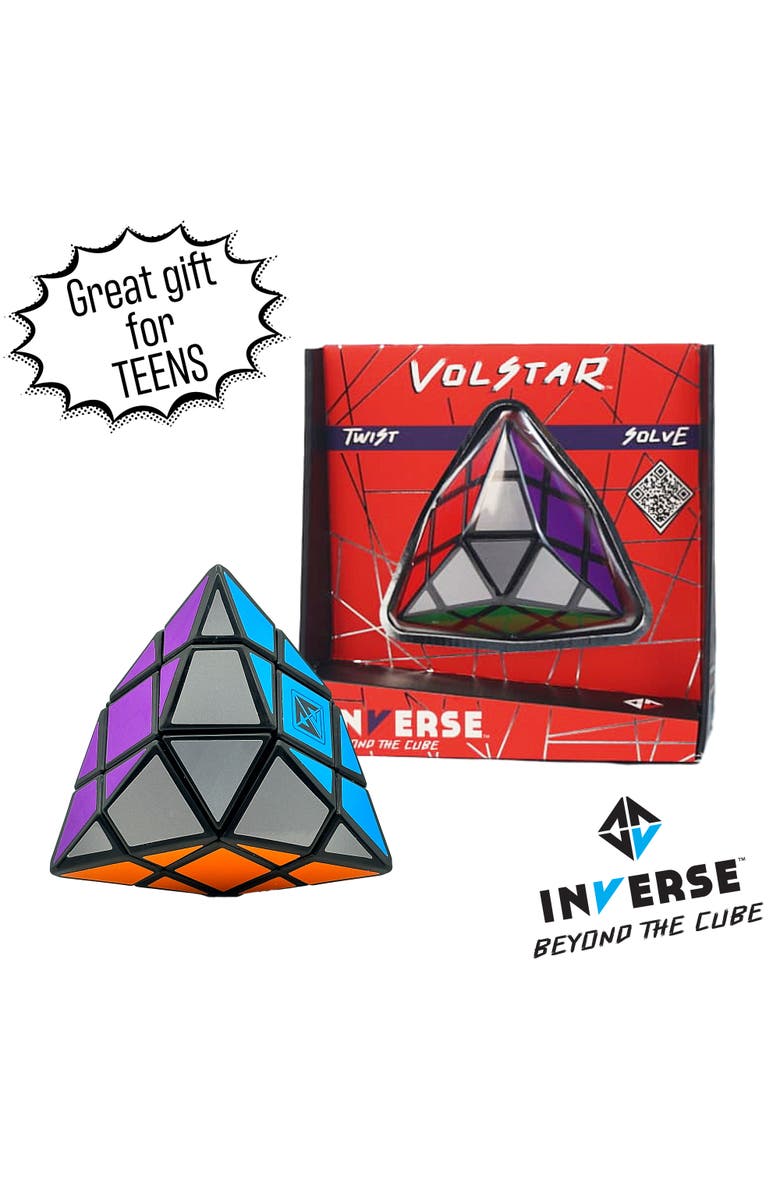Inverse Volstar Twist & Solve 10-Sided Handheld Puzzle, Ages 8+, Alternate, color,