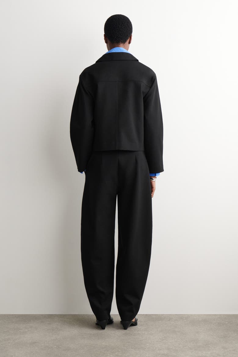 Jersey Tulip Pants, Alternate, color, BLACK