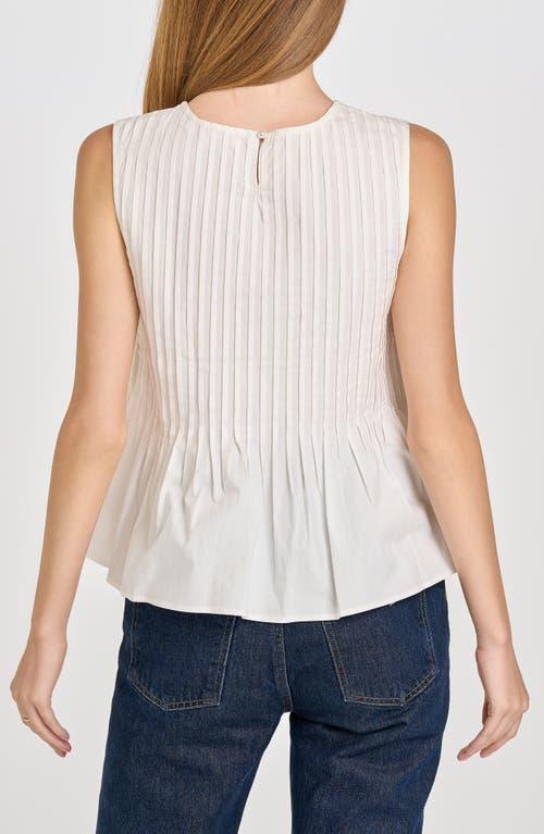 WAYF WAYF GWEN SLEEVELESS PLEATED PEPLUM TOP