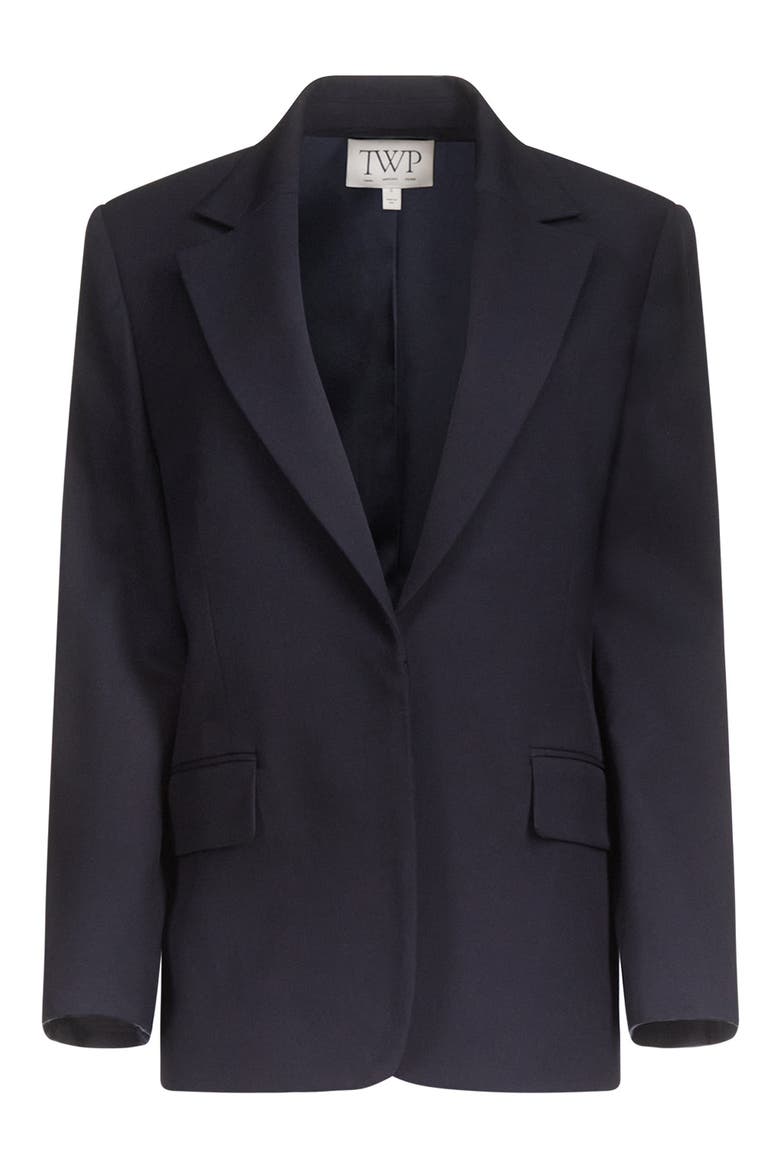 Jillian One-Button Blazer, Alternate, color, MIDNIGHT