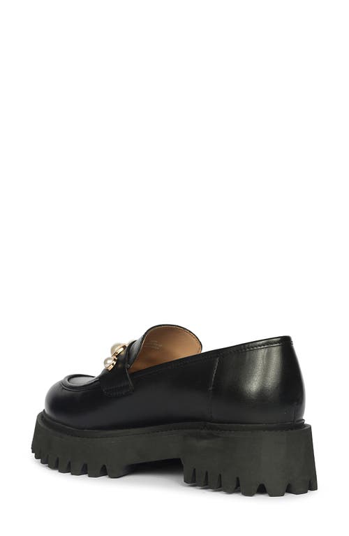 Saint G Fearl Platform Loafer In Black