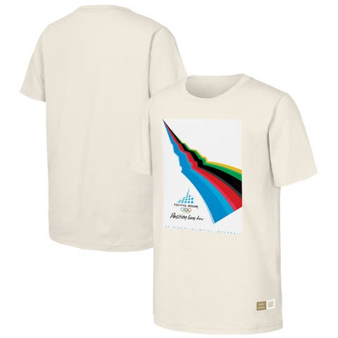Men's  Natural 2006 Torino Games Olympic Heritage T-Shirt