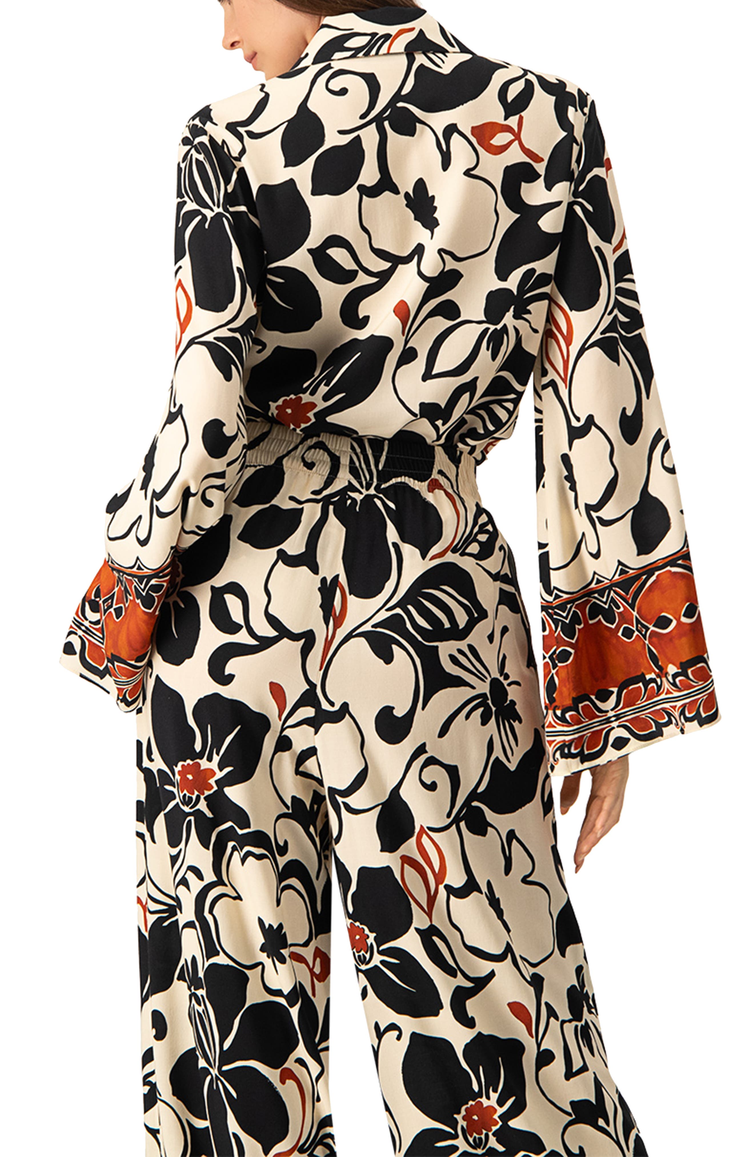 Wide Sleeve Printed Shirt - image 2
