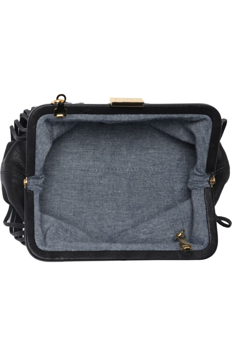 Clare V. Fran Fran Leather Clutch, Alternate, color,