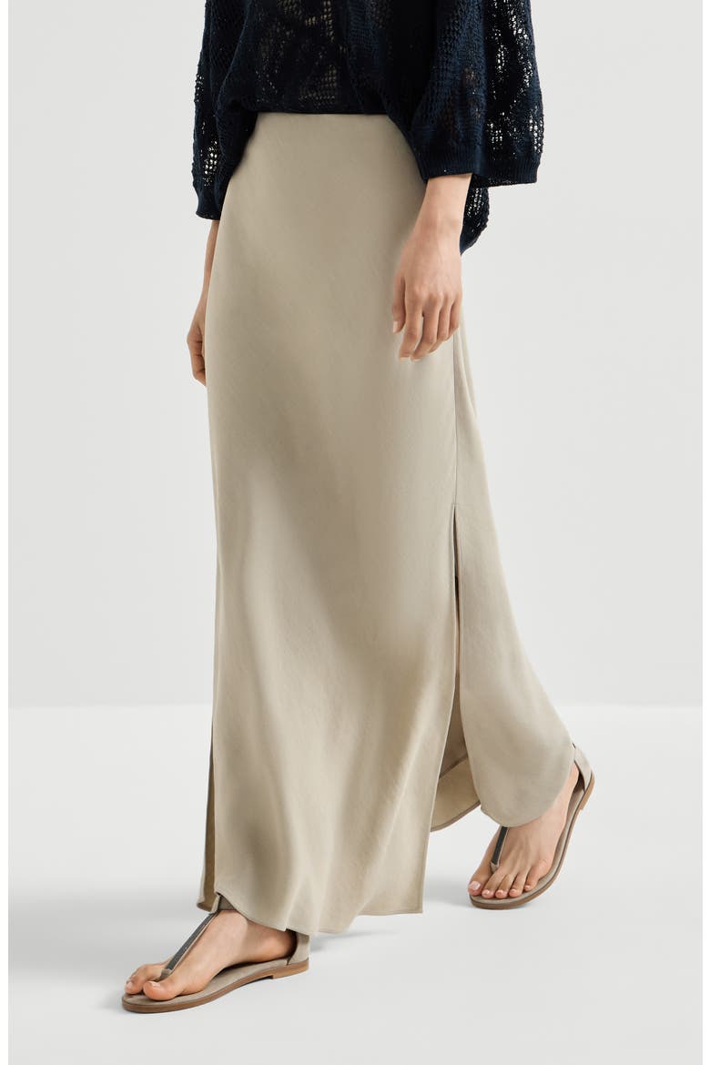 Bias-cut skirt, Alternate, color, Buff