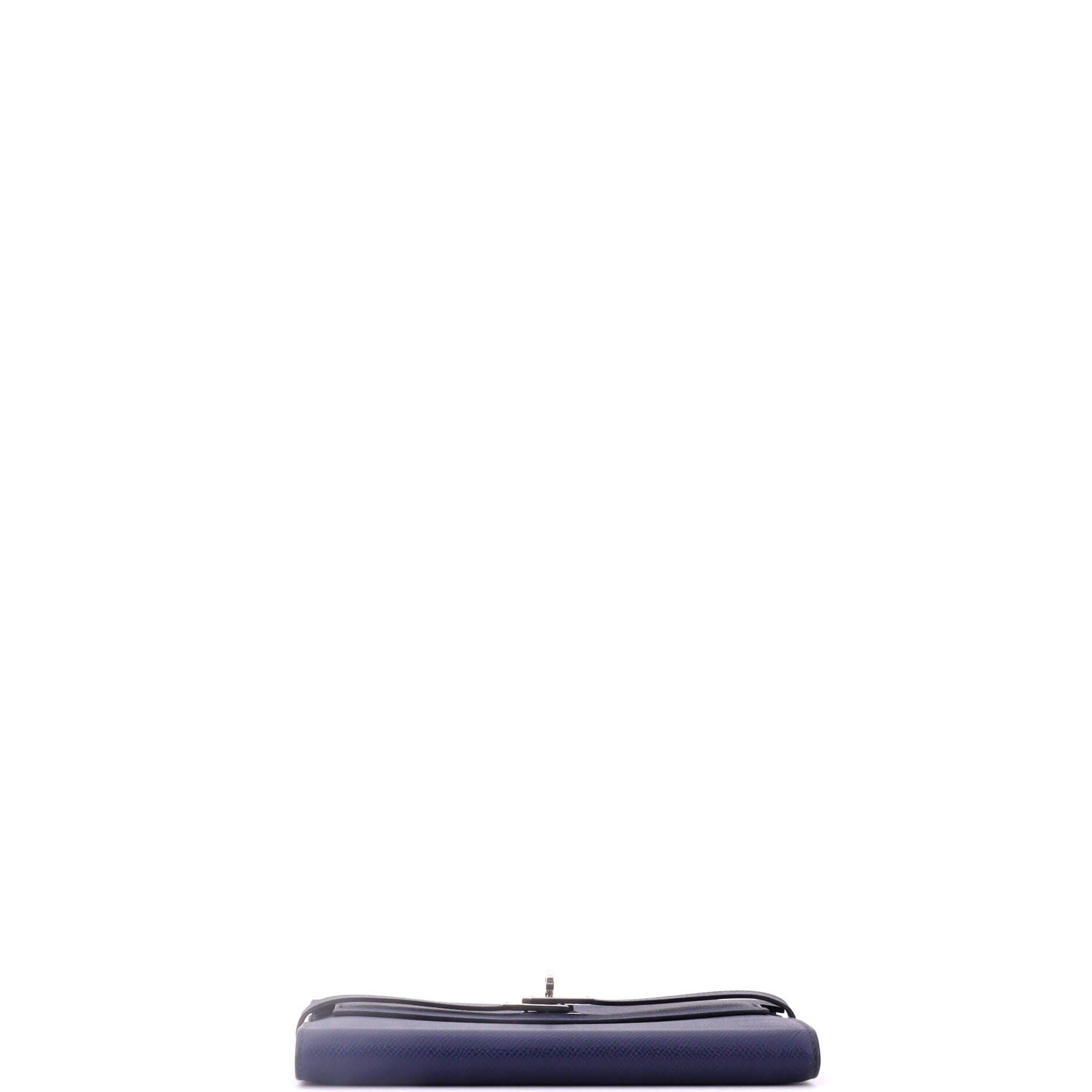 Kelly Wallet Epsom Long, Alternate, color, Blue