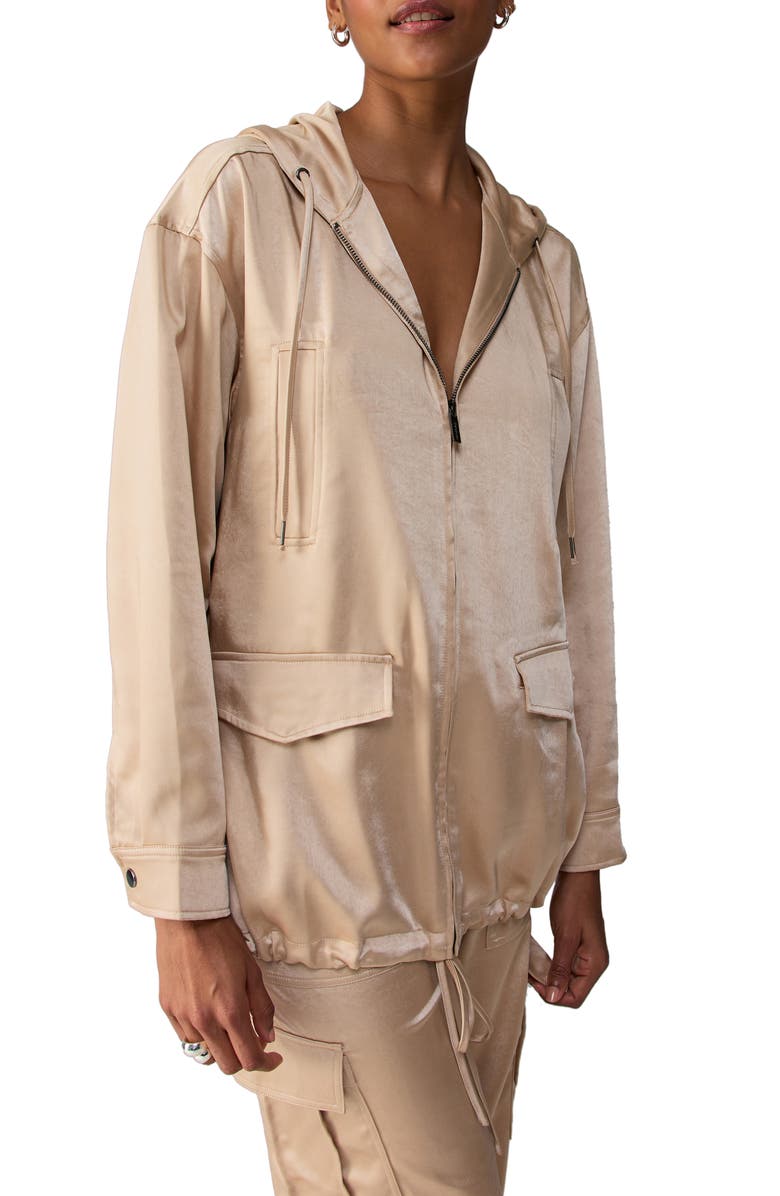 Sanctuary Hooded Flight Parka, Alternate, color, 