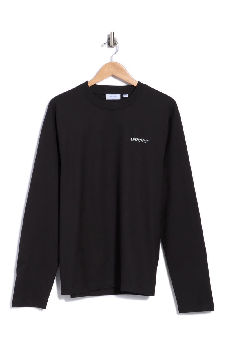 Skate Fit Cloud Arrow Long Sleeve T-Shirt, Alternate, color, BLACK
