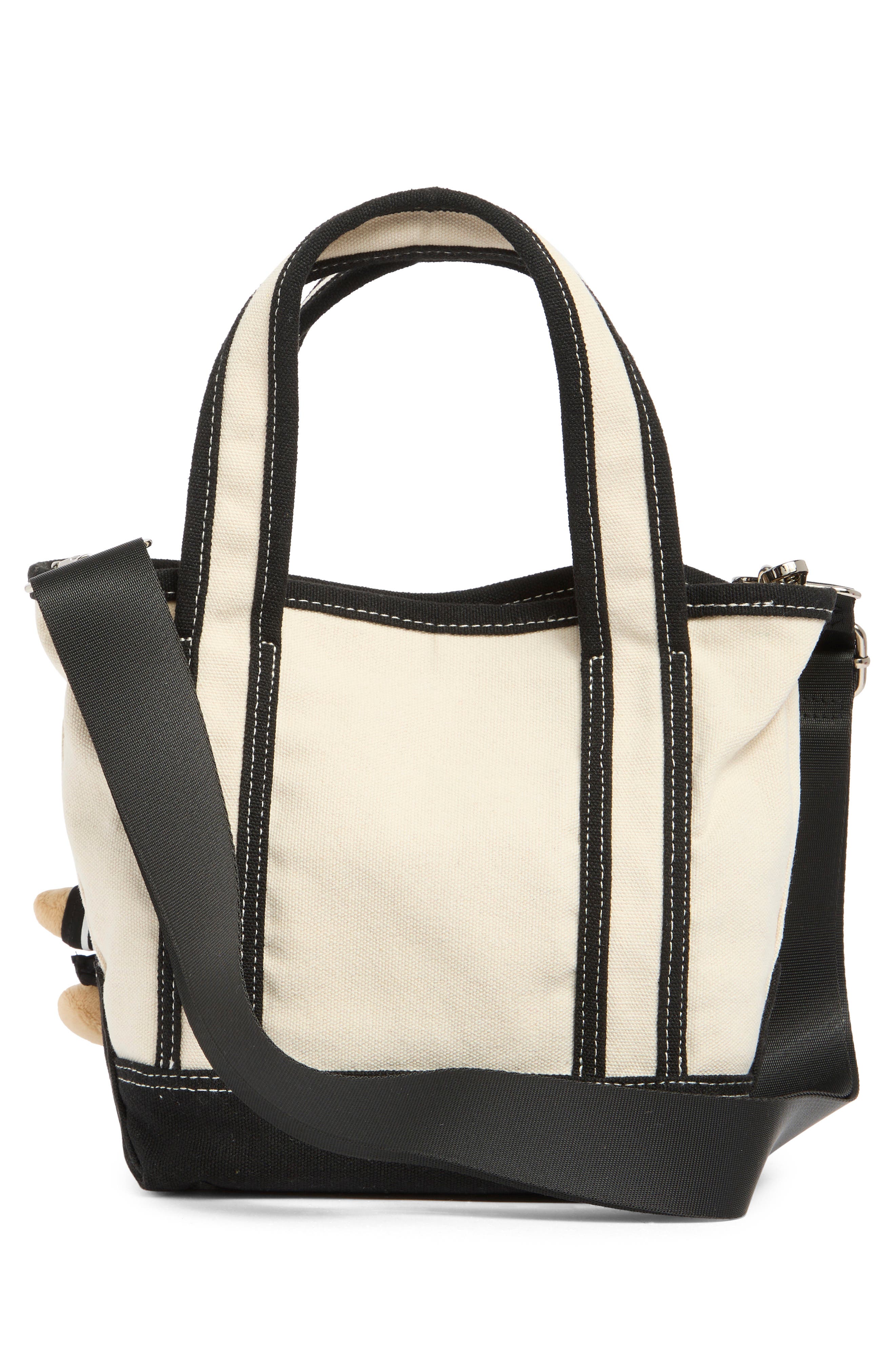 Madden Girl Canvas Mini Tote with Charm, Alternate, color, 