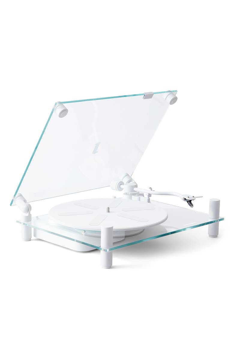 TRANSPARENT Glass Turntable, Main, color, White