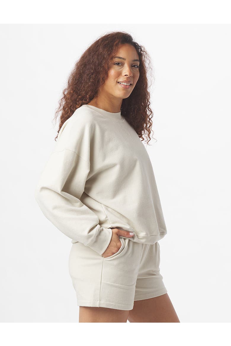 Vintage Oversized Crew, Alternate, color, Oatmilk